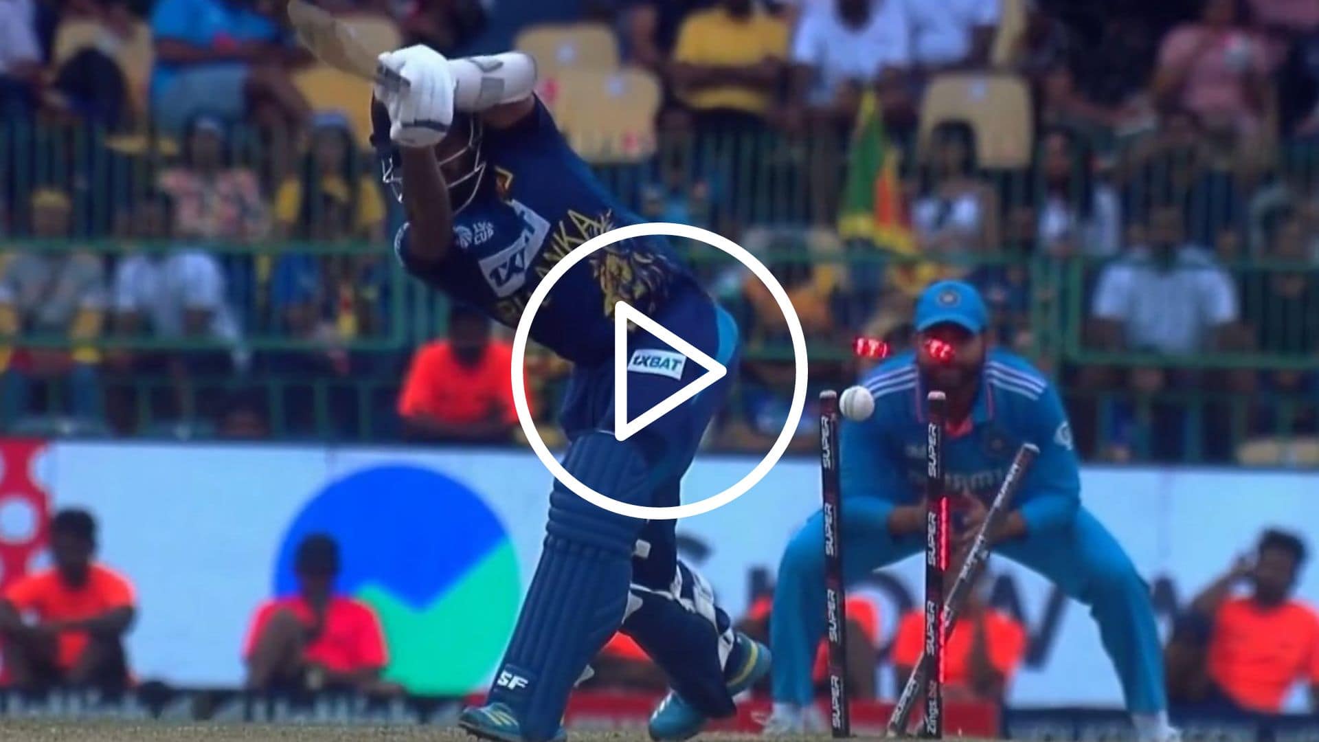 [Watch] Mohammed Siraj Shatters Kusal Mendis' Middle Stump With Unplayable Delivery
